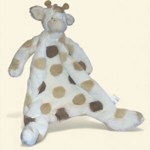 HTF Creative Co-Op Plush Cow Lovey Snuggle Toy w/ Spots Security Blanket